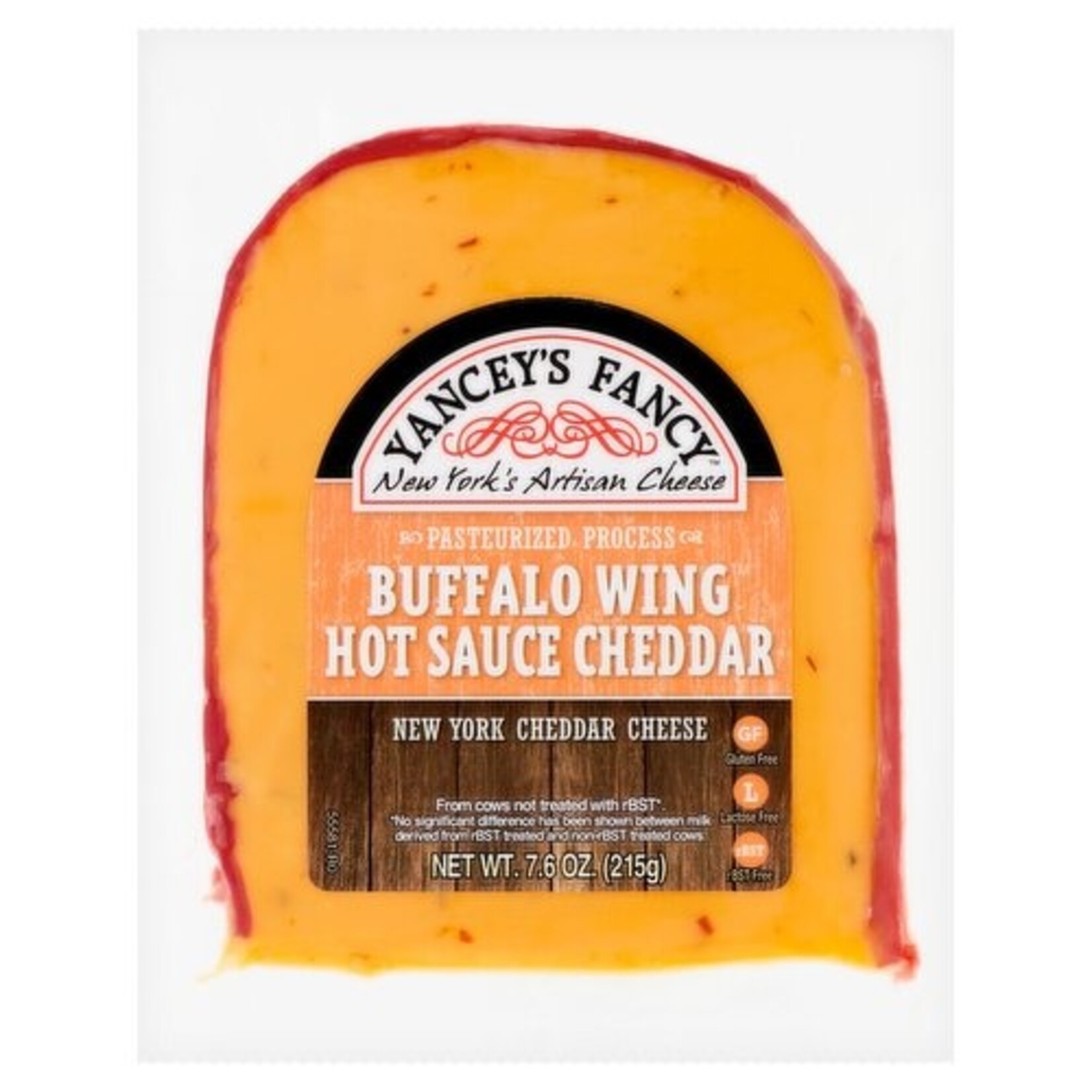 Yancey’s Fancy Buffalo Wing Hot Sauce New York Cheddar Cheese, 7.6 oz