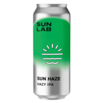 Sun Haze Hazy IPA by Sun Lab, 6.5%, 16 oz