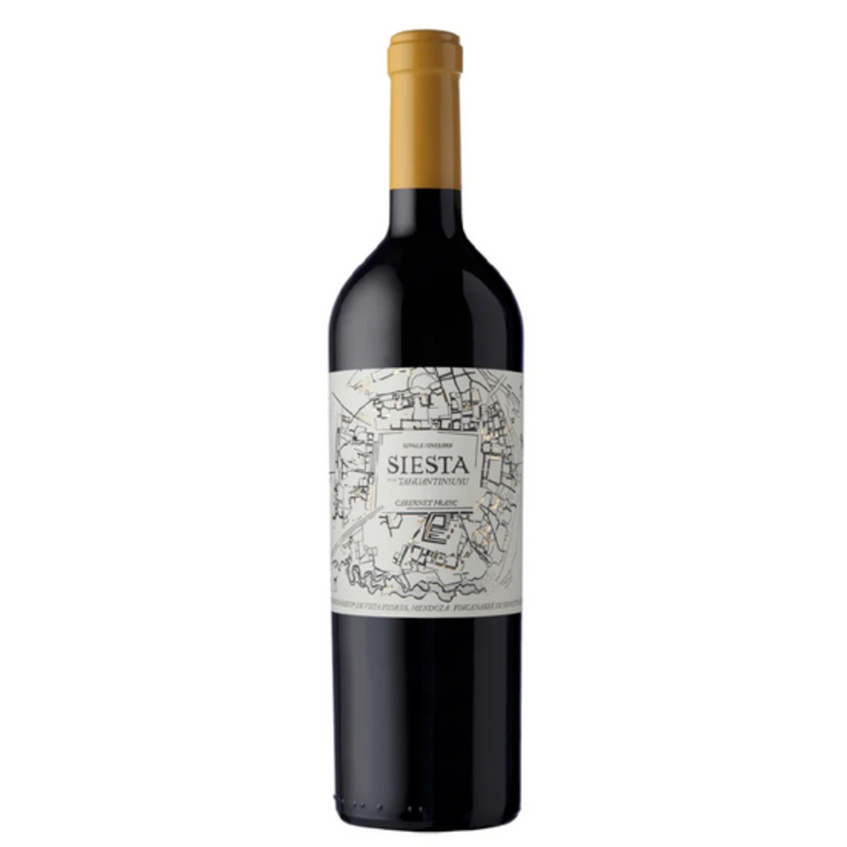 2019, La Siesta by Ernesto Catena, Cabernet Franc, Tahuantinsuyu Lujan de Cuyo, Mendoza, Argentina, 13.5% Alc, CT89.5 TW89, T1,Sw2,Sm3,C1,I1