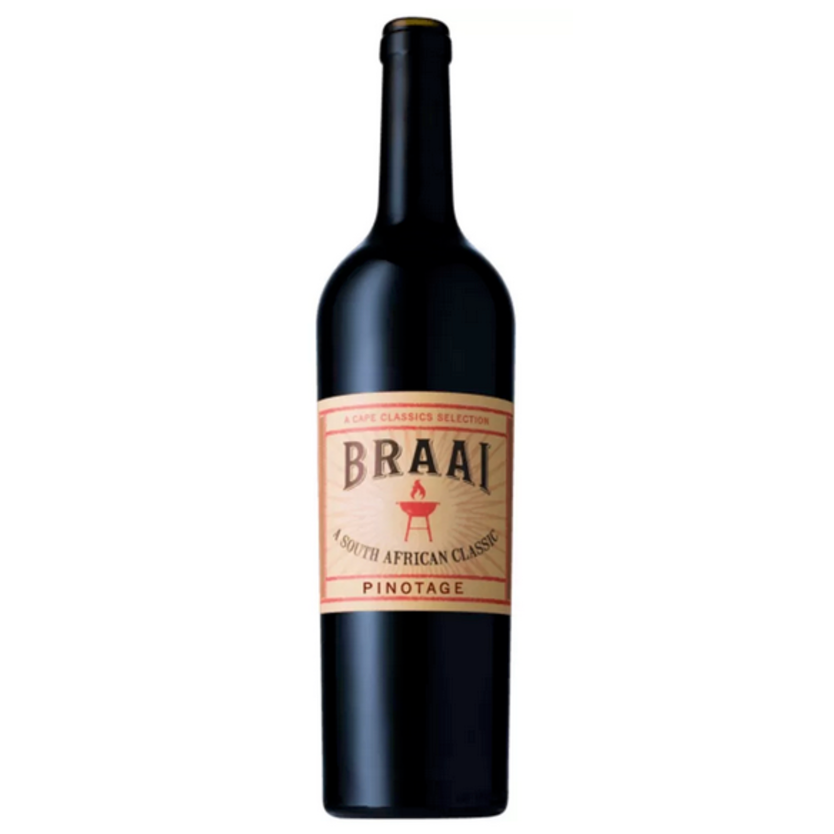 2021, Braai, Pinotage, Stellenbosch, Western Cape, South Africa, 13% Alc, TW90