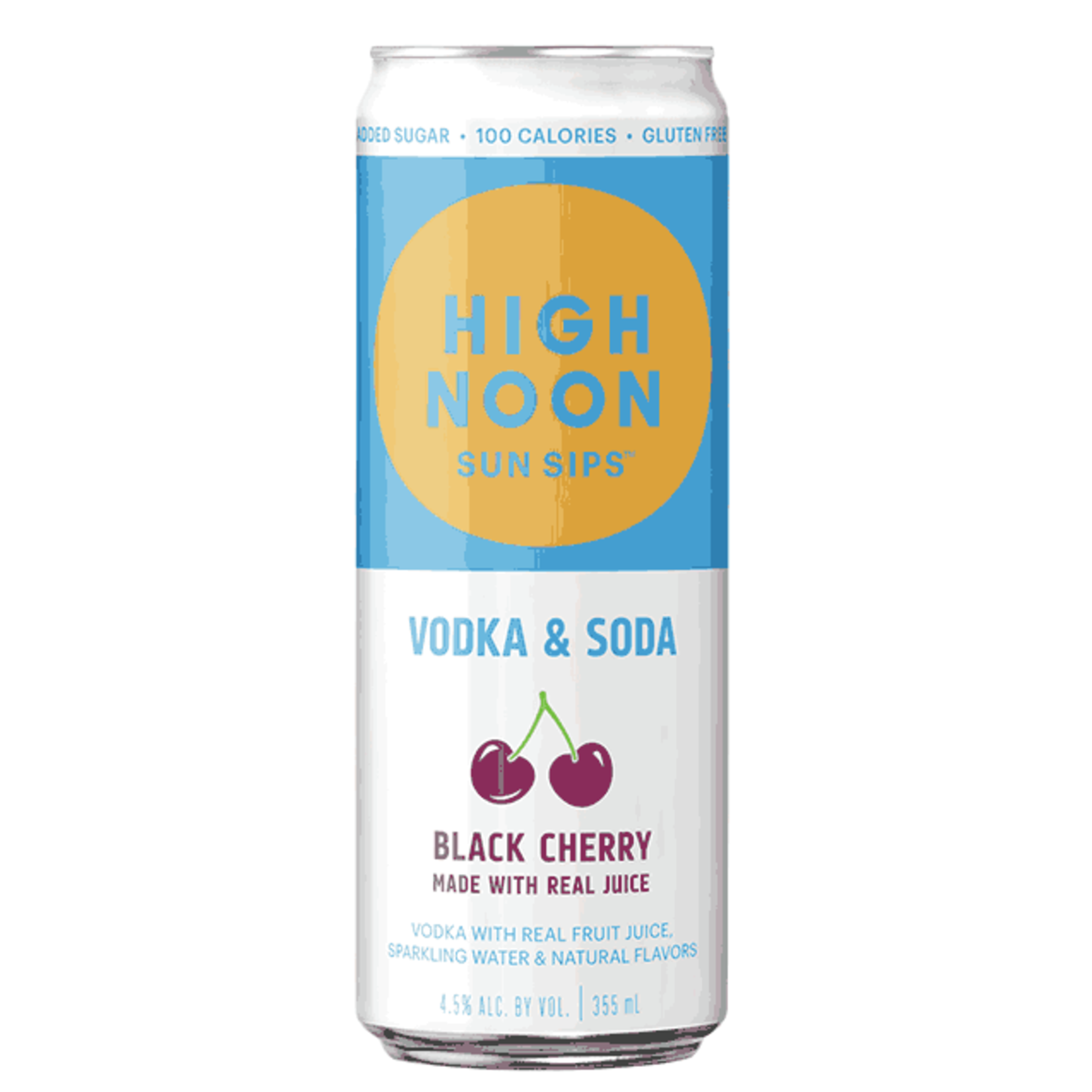 High Noon Vodka Seltzer, BLACK CHERRY (355ml)