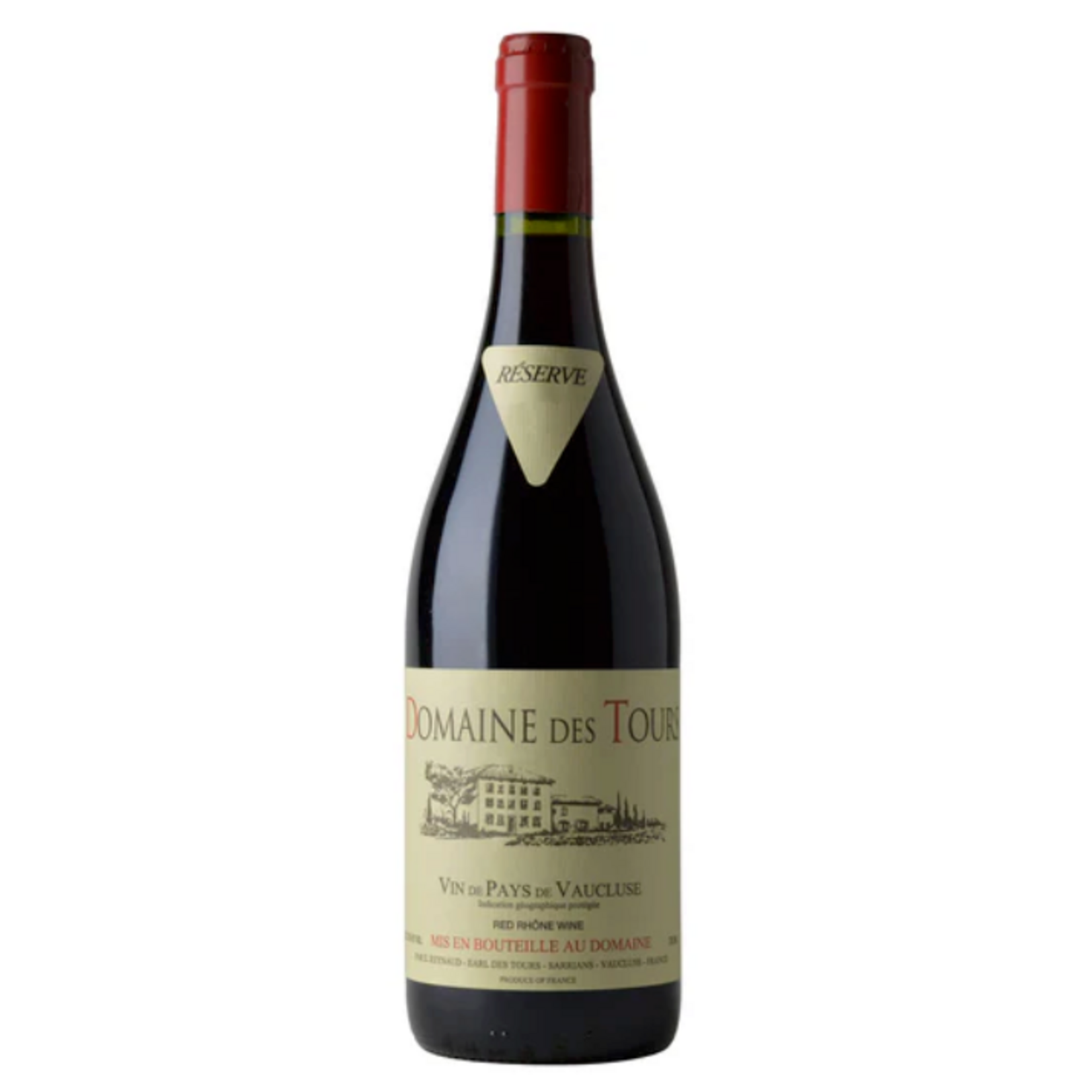 2016, Domaine Des Tours Reserve by Emanuel Reynaud, Red Rhone, Vaucluse, Vin De Pays, France, 13.5% Alc, CT, T3,Sw2,Sm3,C4,I4