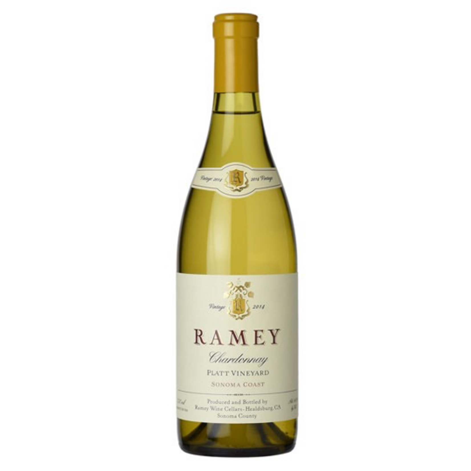 2014, Ramey, Chardonnay, Platt Vineyard, Sonoma Coast, California, 14.5% Alc, CT92.5 RP95, A3,Sw3,Sm4,C5,I4