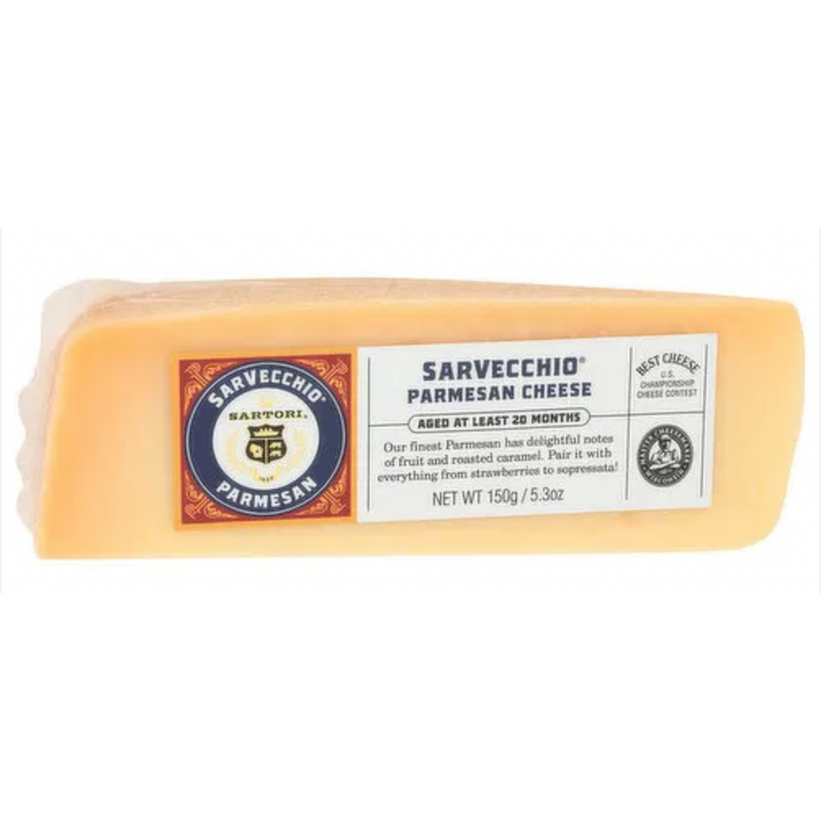 Sarvecchio Parmesan Wedges, Aged 20 Months Cheese, 5.3 oz