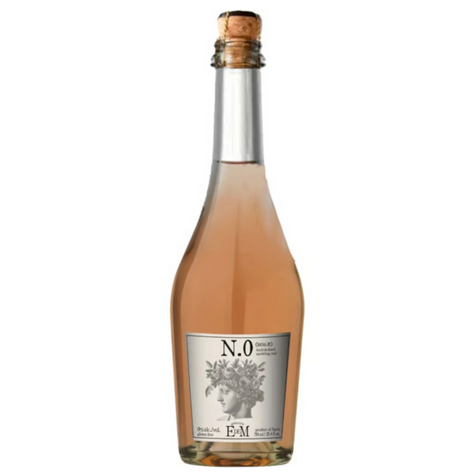 NV, Domaine E De M (Elena De Mendoza) Rose (NA) Non Alcoholic by Laura Catena, Sparkling Airen, La Mancha, Spain, 0% Alc, CTnr