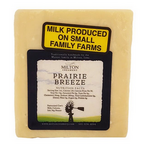 Milton Creamery Prarie Breezr Cheddar Made with Cow’s Milk from small Family Farms, 5.5-6.5 oz
