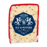 Excalibur Ale & Mustard English Cheddar, Cow’s milk cheese, England, 7oz