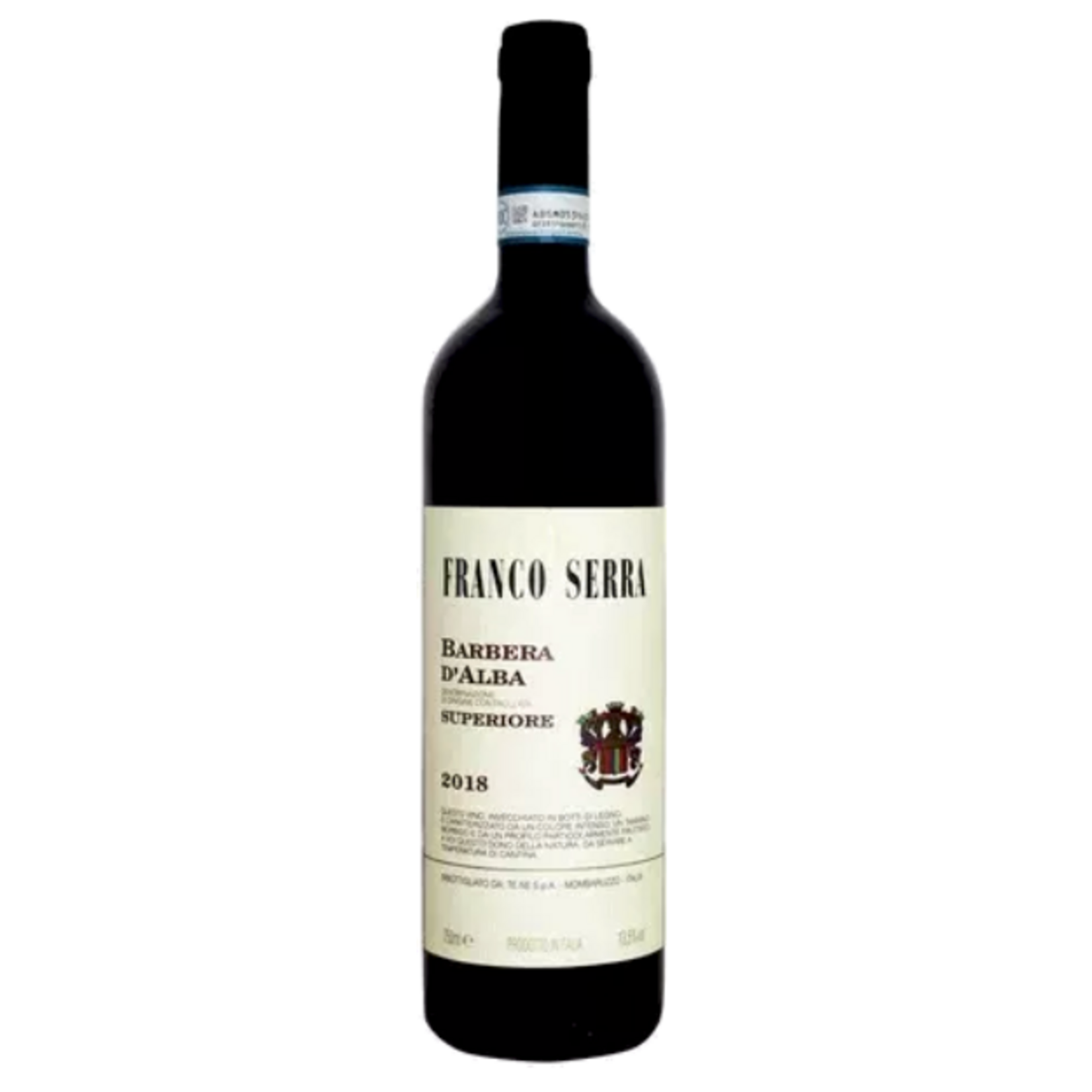 2022, Franco Serra Barbera D'Alba Superiore, Barbera, Langhe, Piemonte, Italy, 13.5% Alc, CT