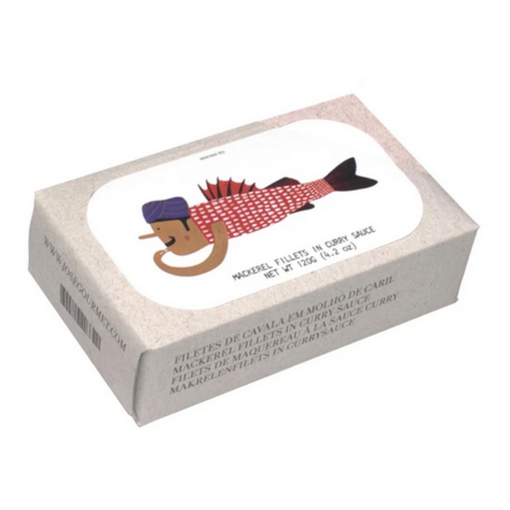 Jose Gourmet Mackerel Fillets in Curry Sauce 4.2oz