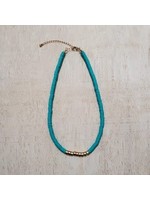 Turquoise Candy Bead Necklace
