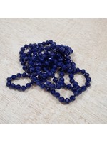 Sapphire Long Beaded Necklace