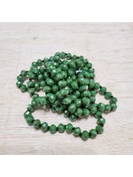 Forest Green Long Beaded Necklace