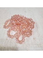 Ballerina Pink Long Beaded Necklace