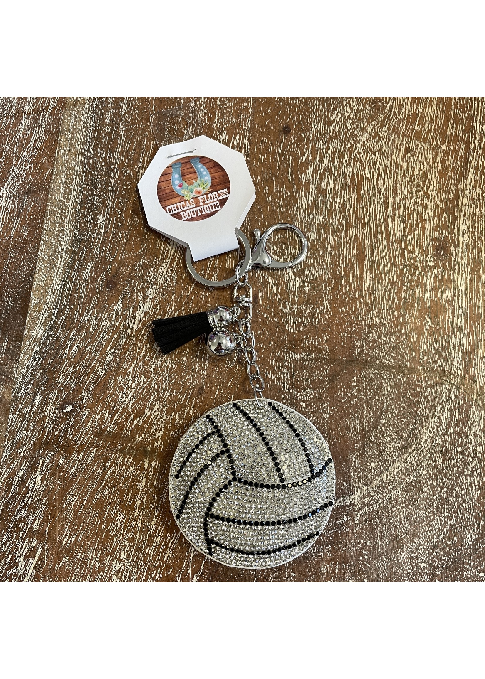Volleyball Keychain Chicas Flores Boutique