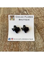 Black Glitter Texas Studs Black Trim