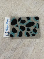 Turquoise Cow Pouch