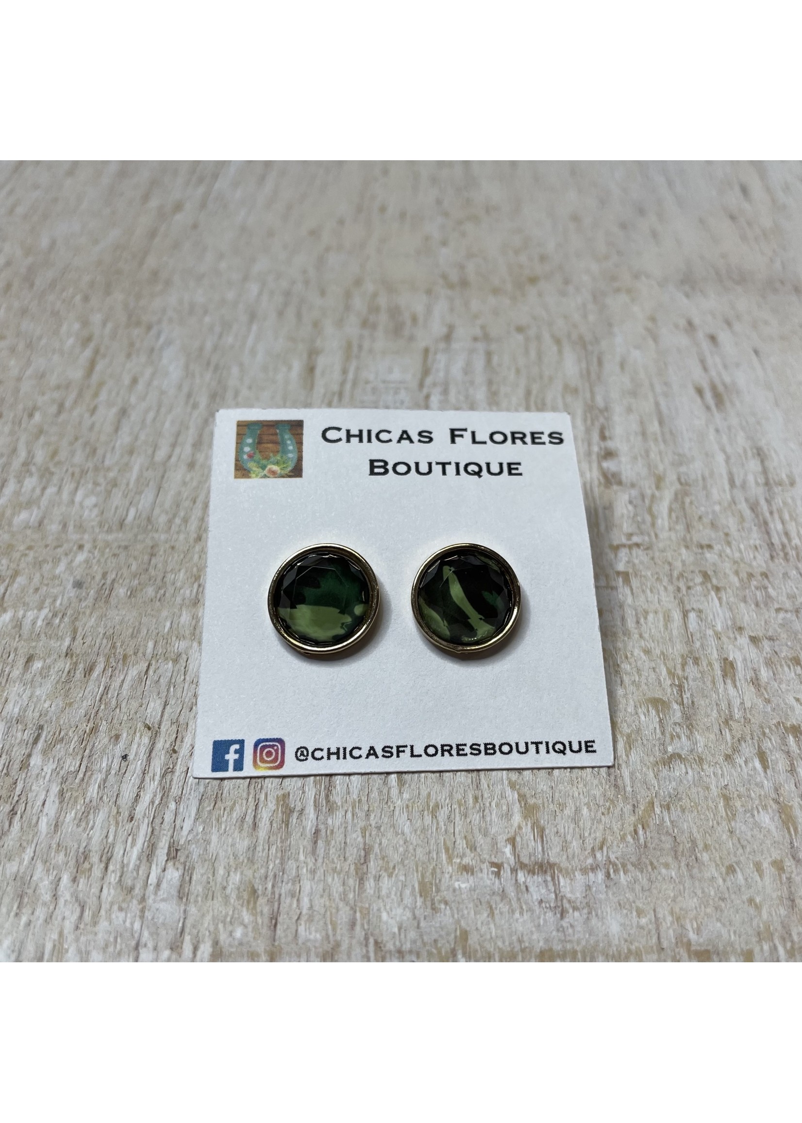 Camouflage  Round Studs