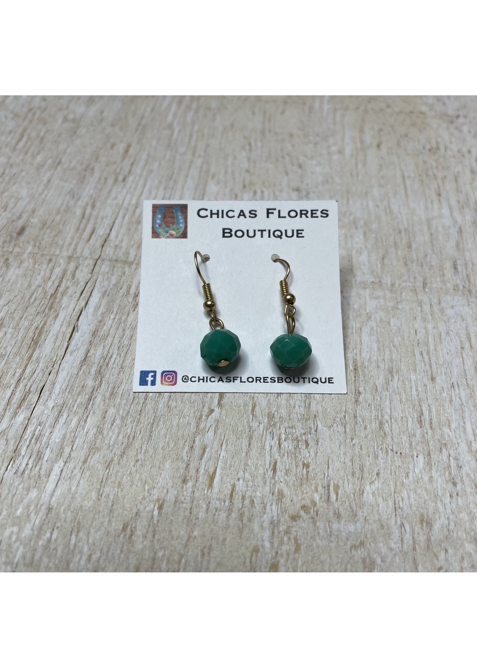 Turquoise Bead Earrings