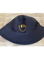 Smile Black Bucket Hat