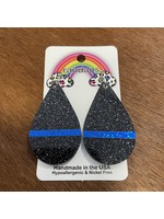 Blue Lives Matter Earrings