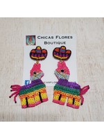 Mexican Piñata Earrings