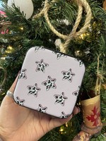 Cow Print Stars Travel Jewelry Box