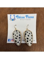 Polka Dot Arrowhead Earrings