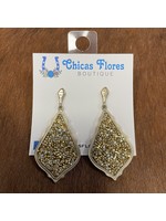 Gold/Silver Teardrop Earrings