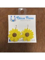 Double Sunflower Earrings