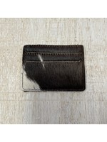 Chocolate Cowhide Credit Card Holder