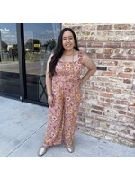 Retro Floral Jumpsuit