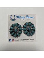 Concho Turquoise Studs