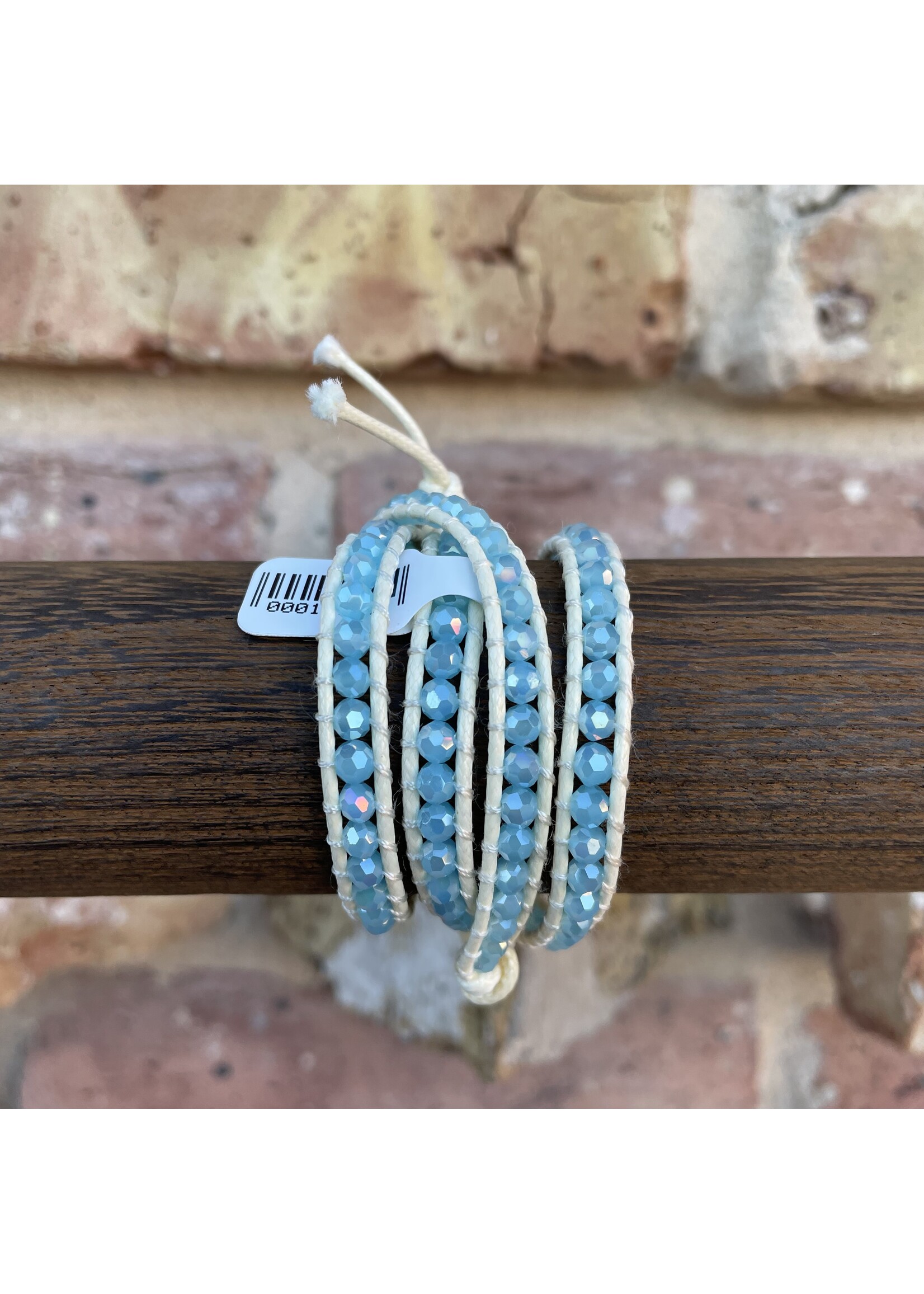 Katie Soleil Iridescent Turquoise Wrap Bracelet