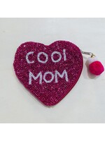 Cool Mom Pink Heart Pouch