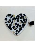 Leopard Heart Pouch