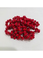 Red 2 Long Beaded Necklace