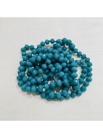 Turquoise Long Beaded Necklace