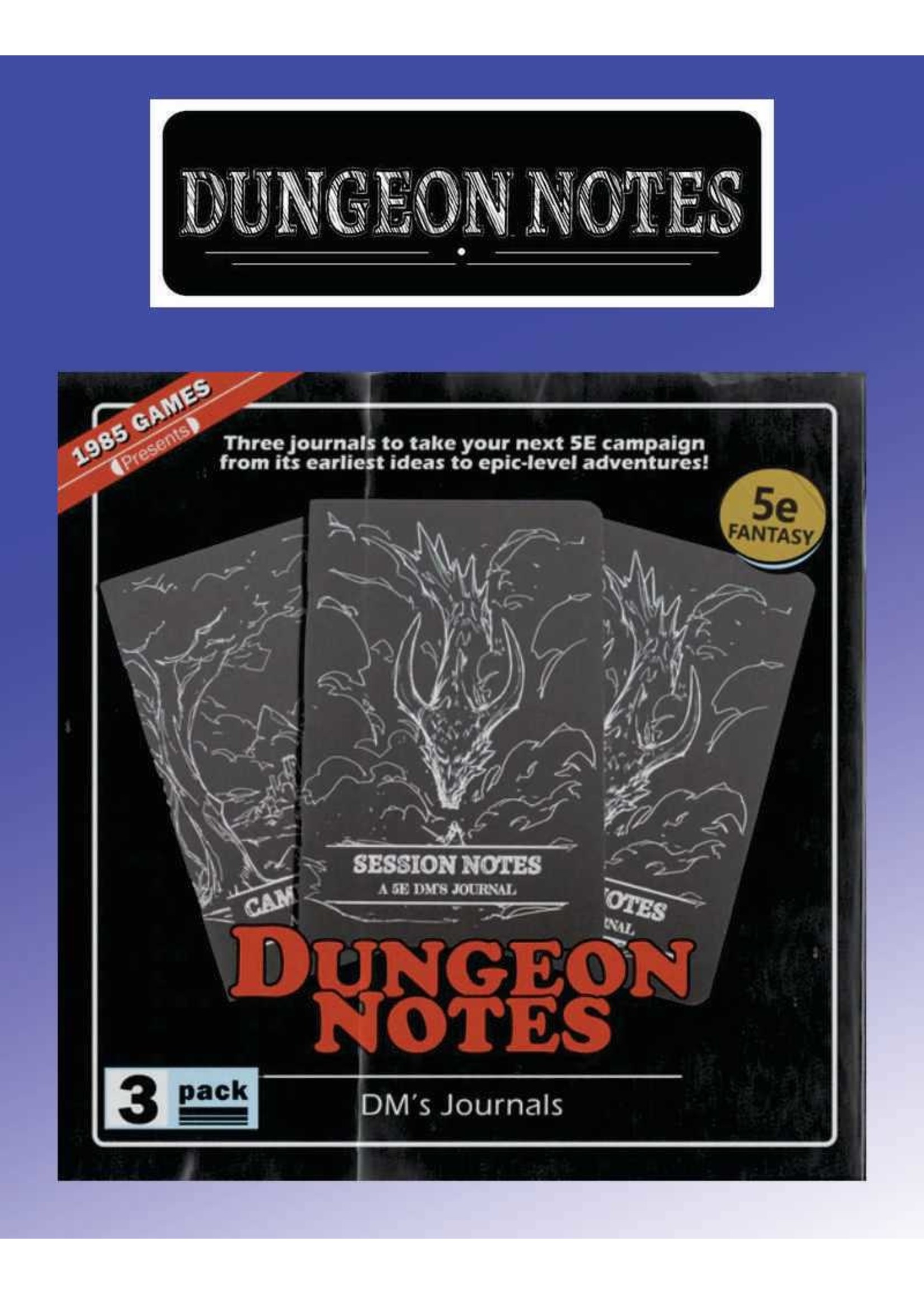 Dungeon Notes Dungeon Notes 5E DM's Journal