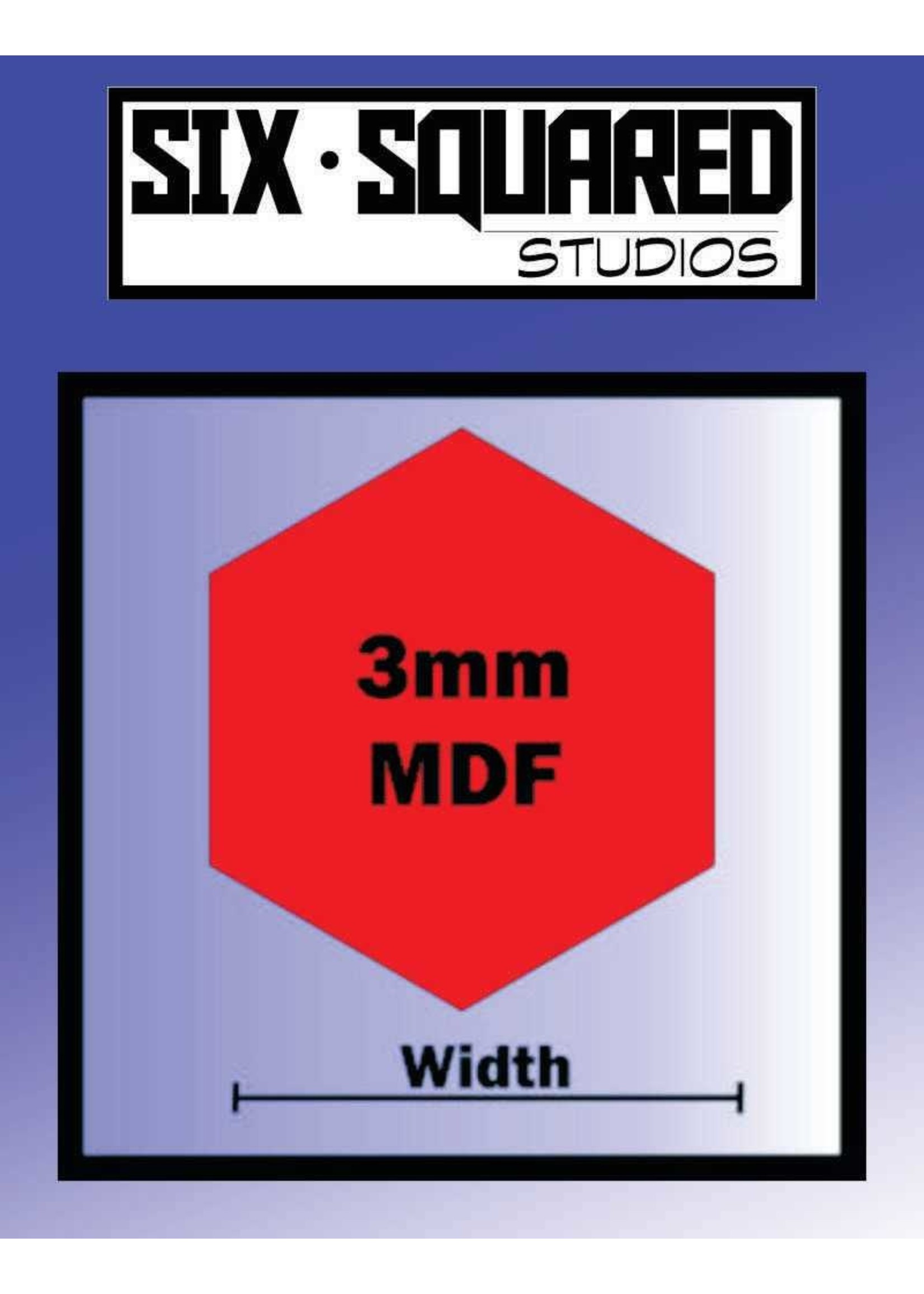 6 Squared Studios 30mm MDF hex bases