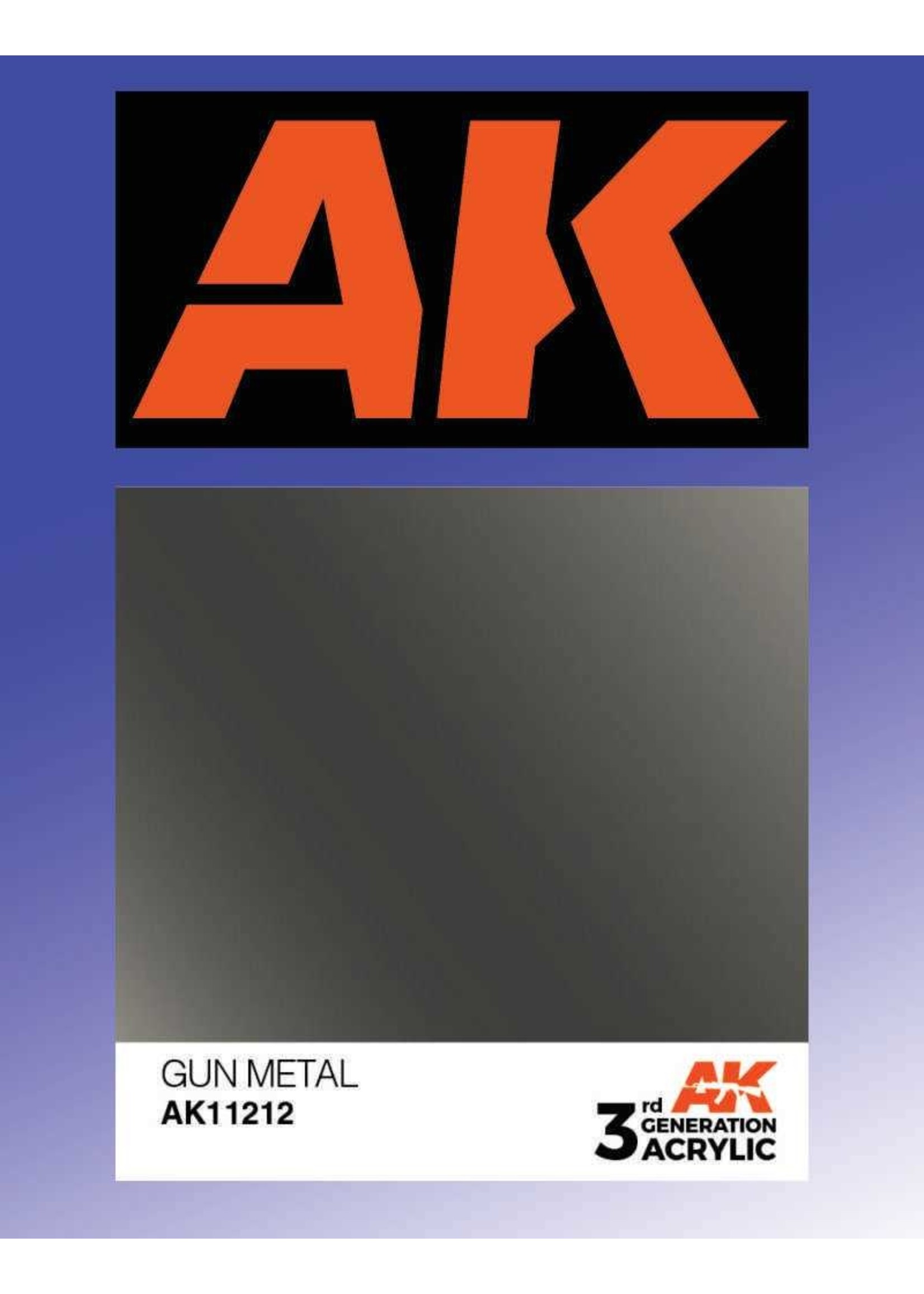 AK Interactive AK11212 - gun metal metallic