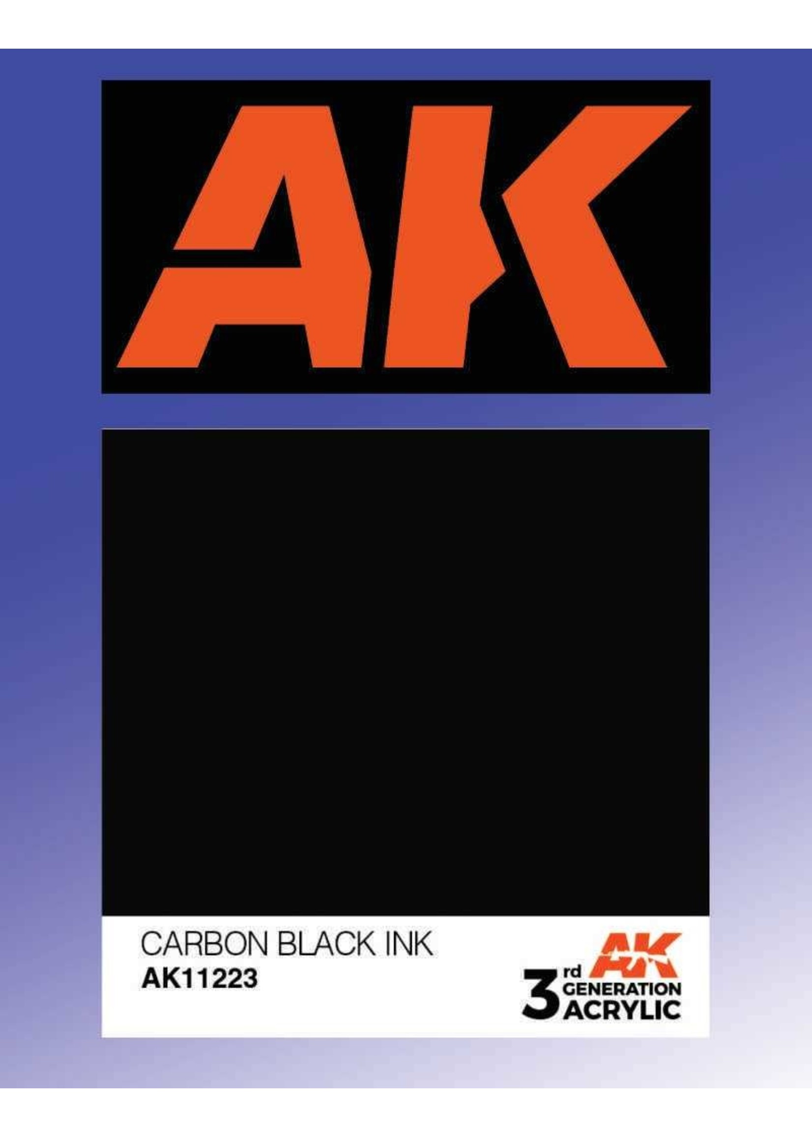 AK Interactive AK11223 - carbon black ink