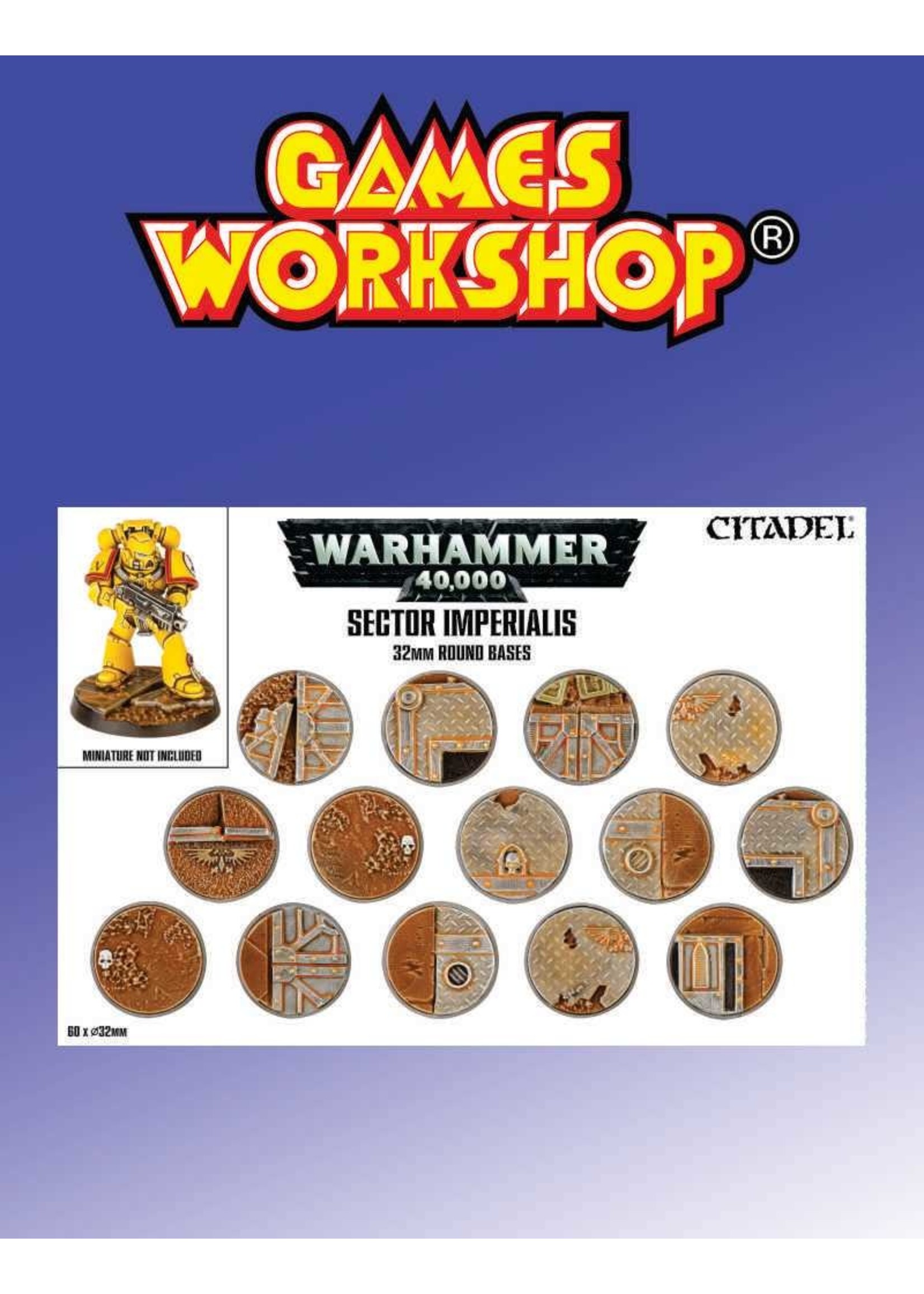 Games Workshop Sector Imperialis 32mm round bases