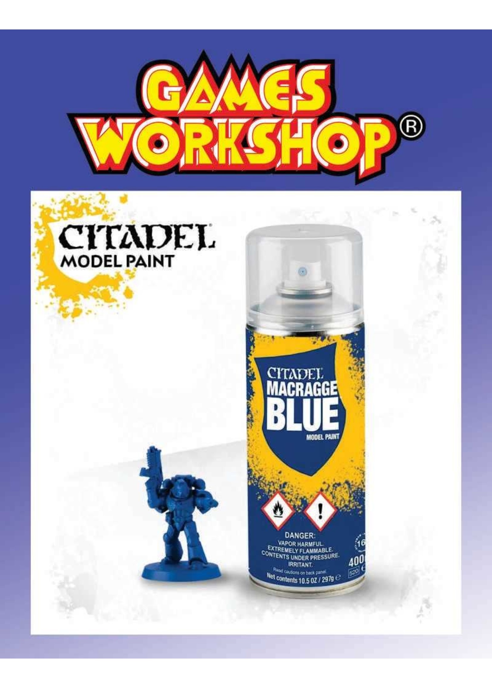 Games Workshop GW Spray Paint Macragge Blue