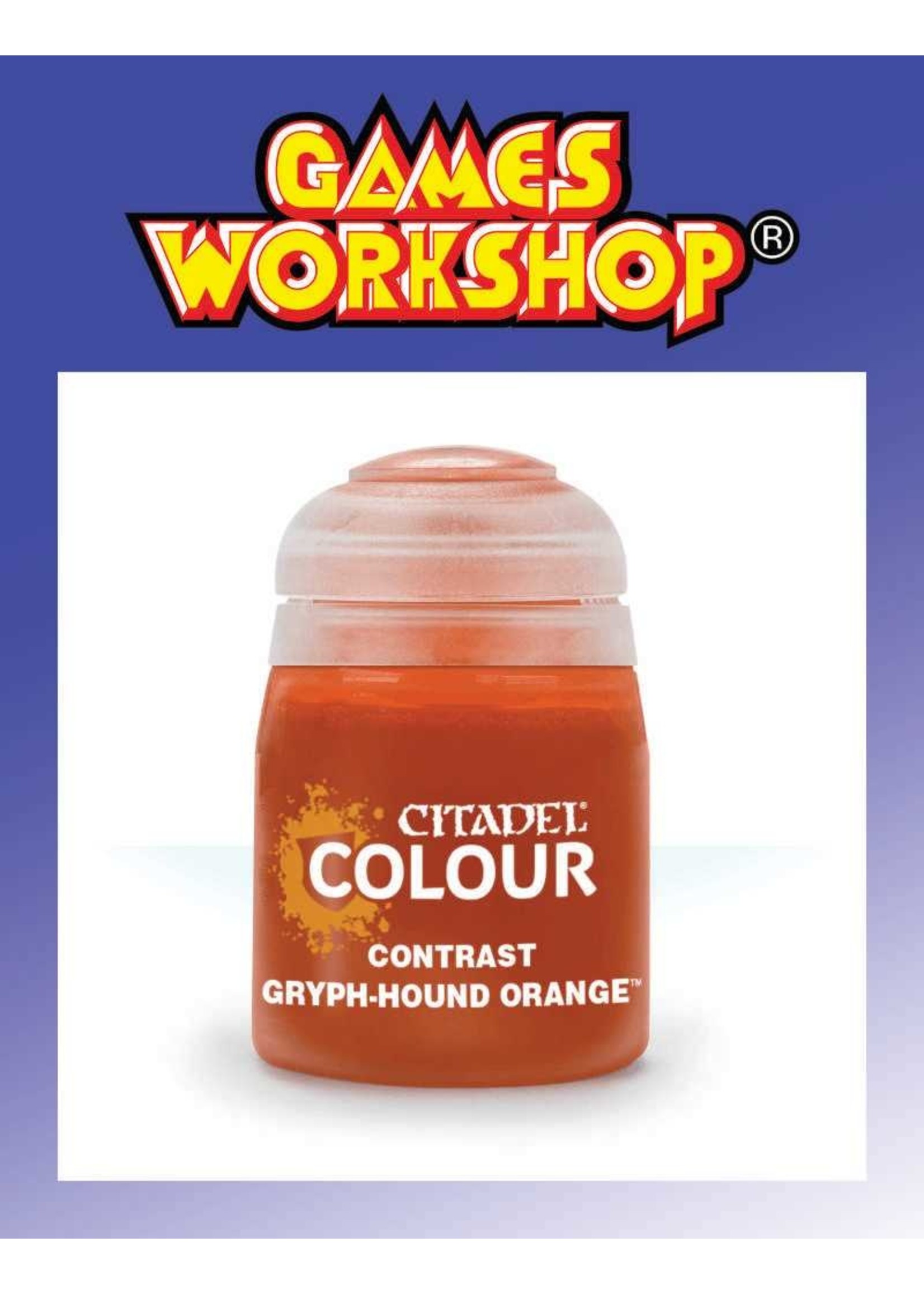Games Workshop GW Contrast Gryph-hound Orange