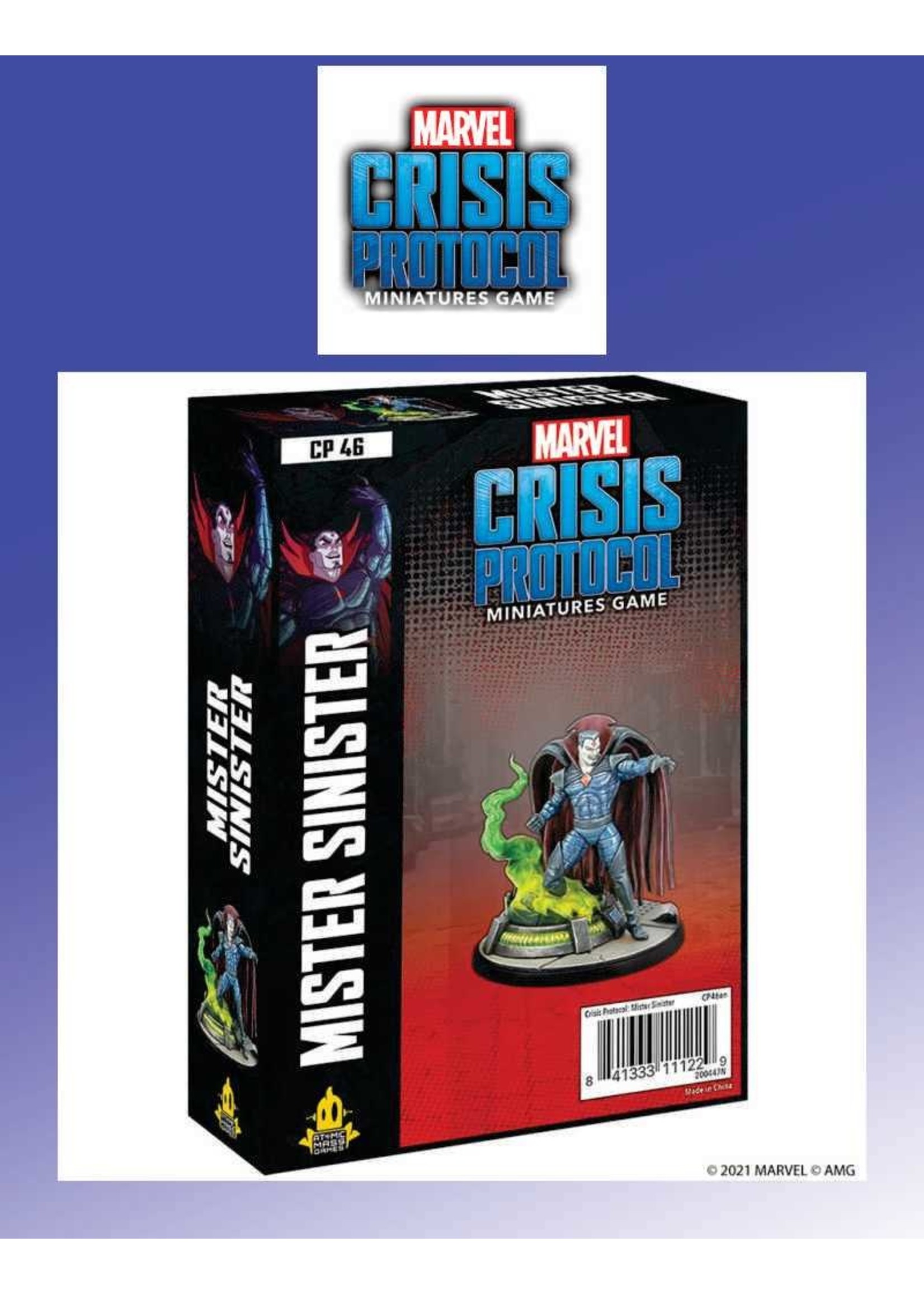 Atomic Mass Games Marvel Crisis Protocol: Mister Sinister