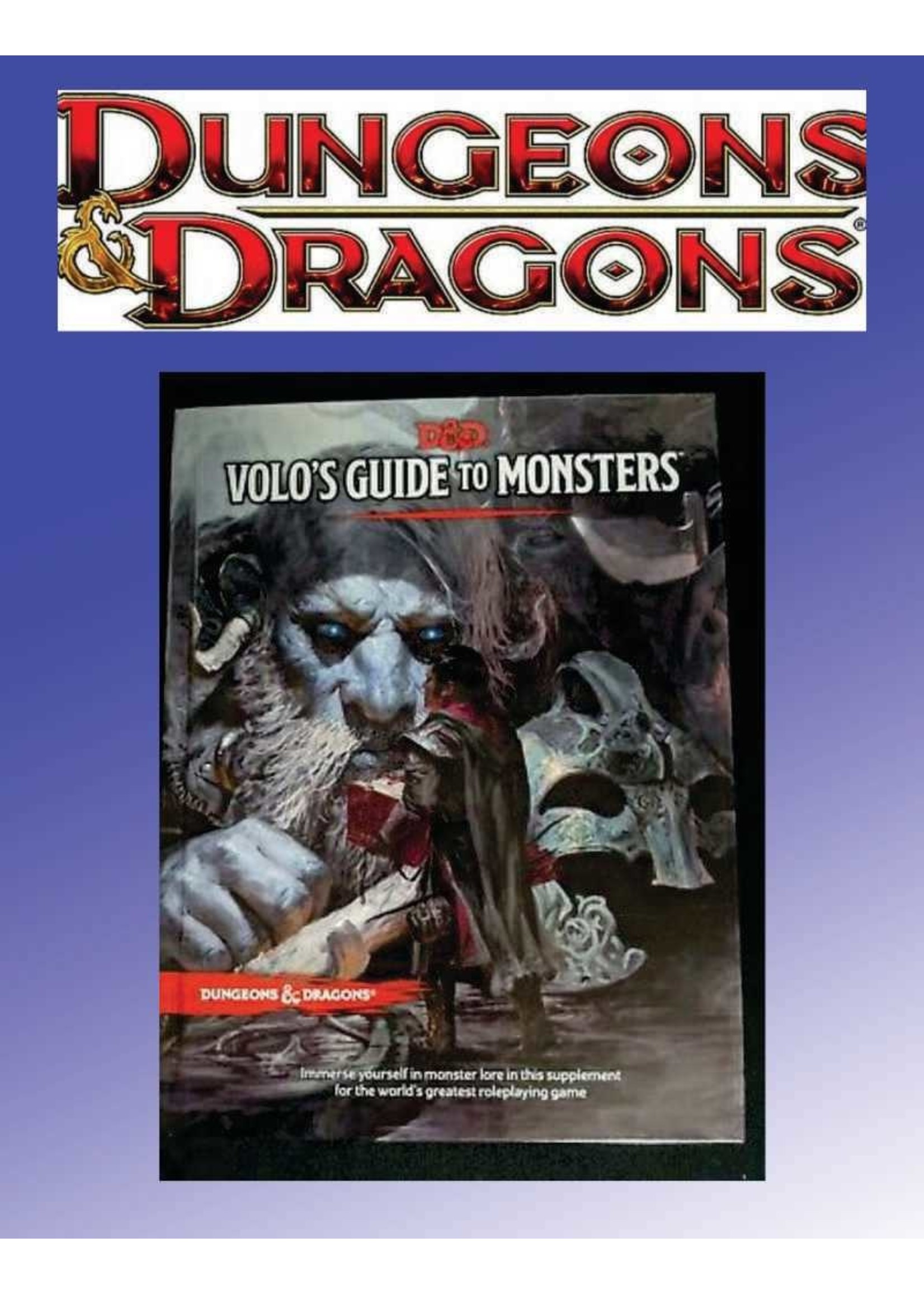 D D 5E Volo s Guide To Monsters 6 Squared Studios D D 5E Volo s Guide To Monsters 6 Squared Studios