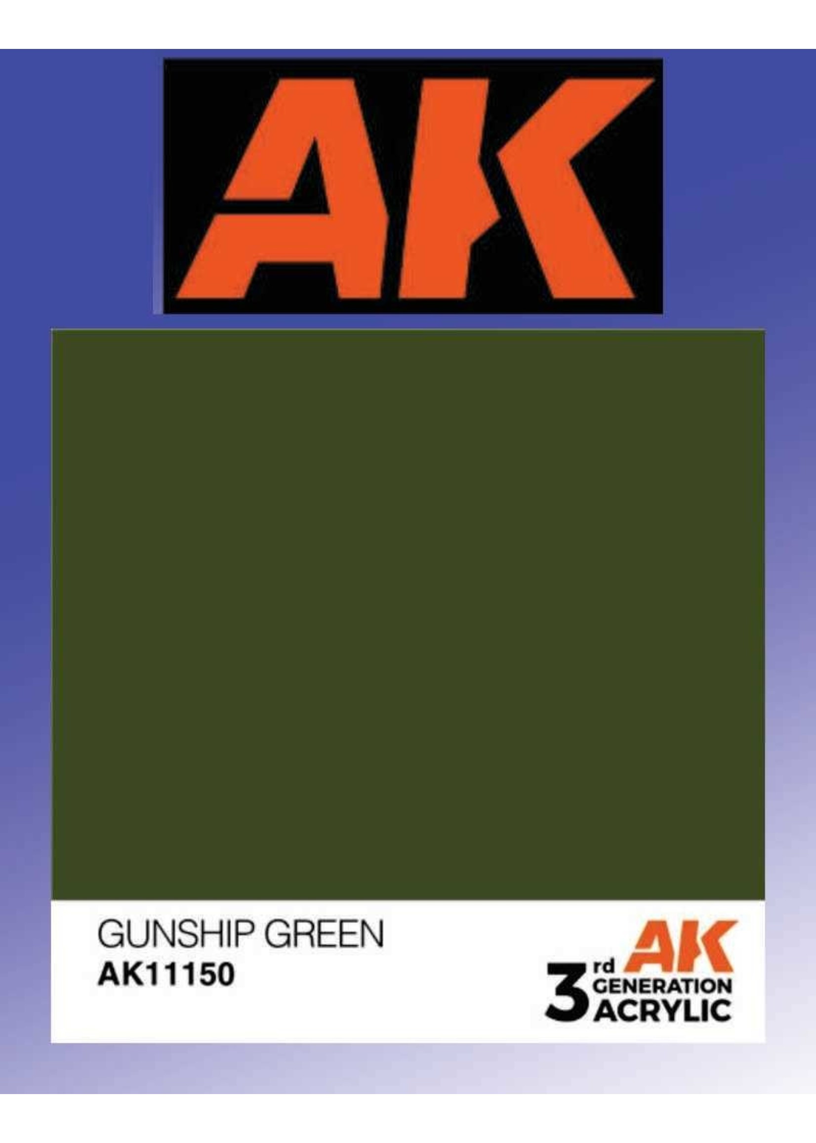 AK Interactive AK11150 - gunship green