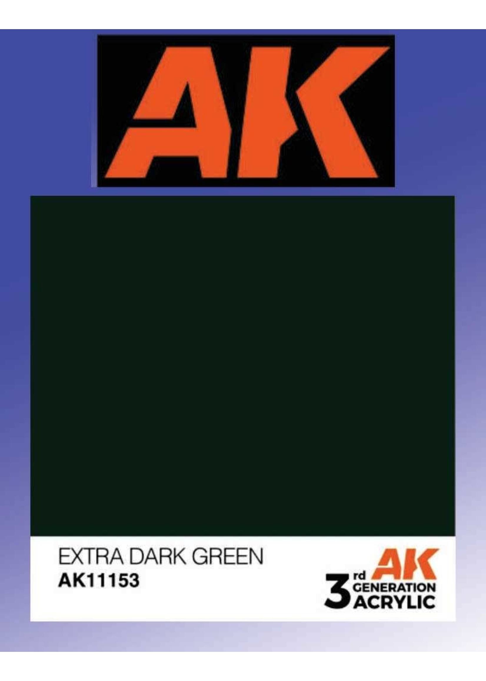 AK Interactive AK11153 - extra dark green