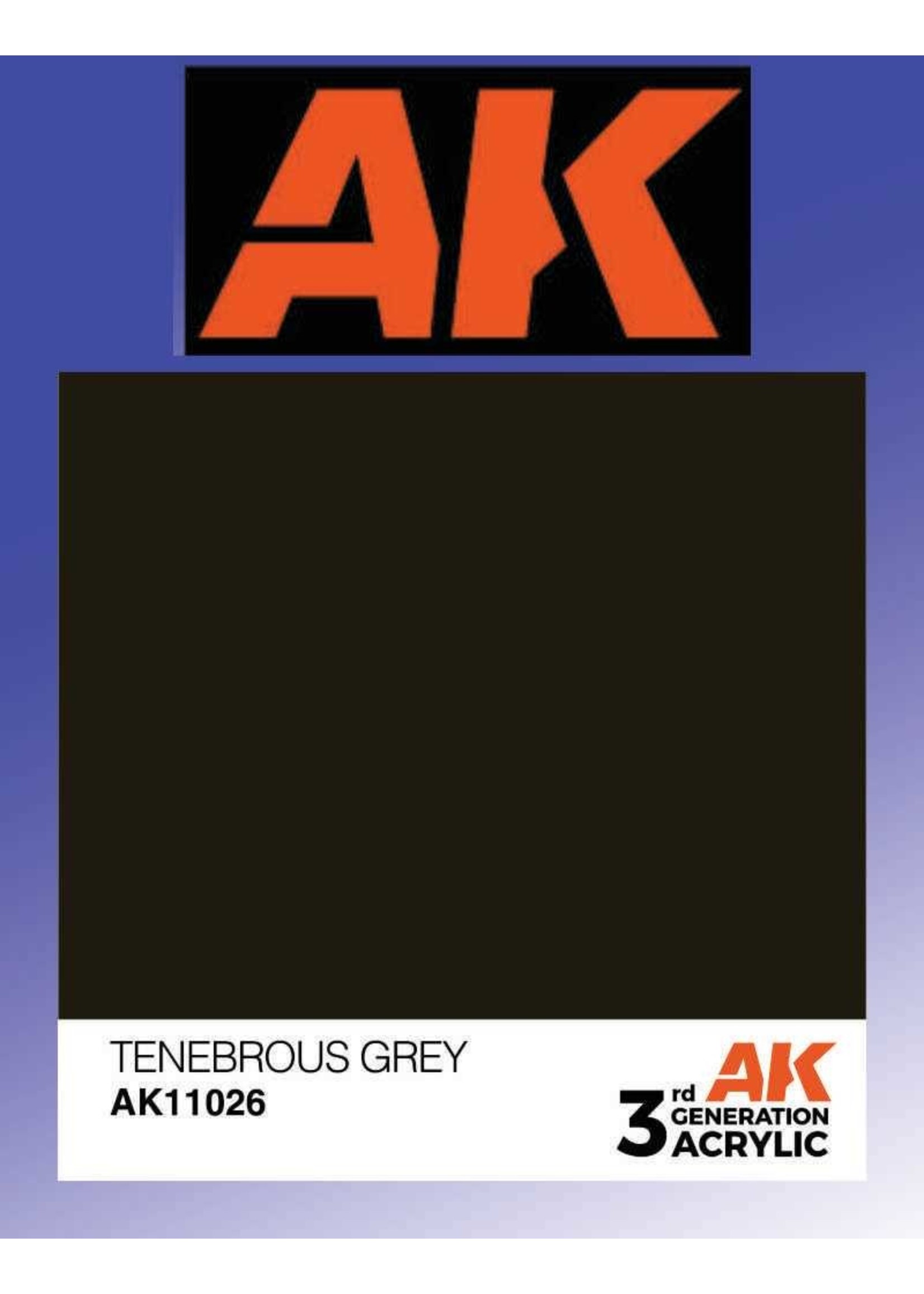 AK Interactive AK11026 - tenebrous grey