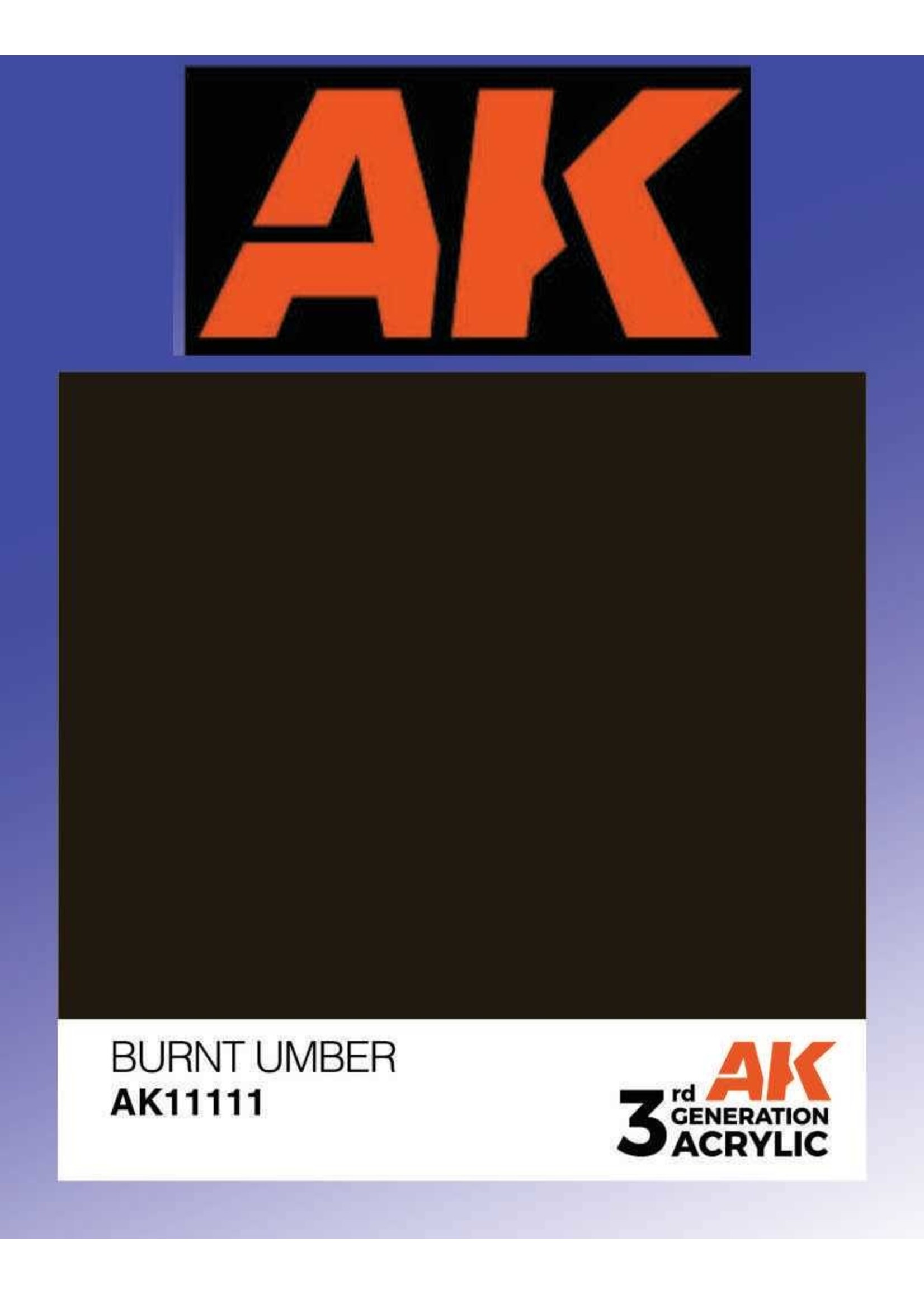 AK Interactive AK11111 - burnt umber